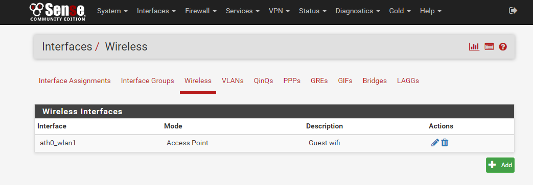 pfsense wifi router